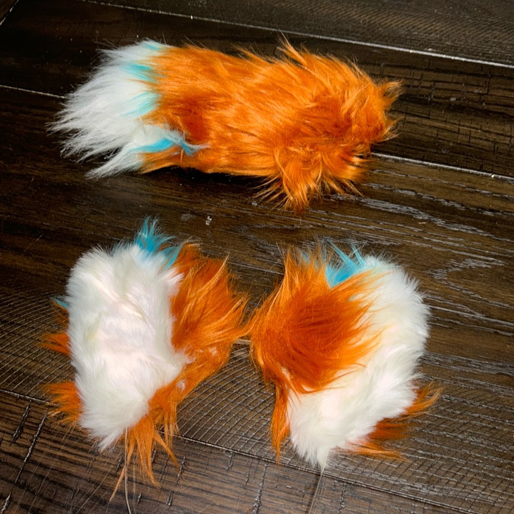 Furry ears and tail